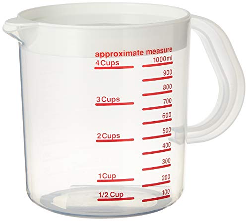 Décor Plastic Measuring Jug,White