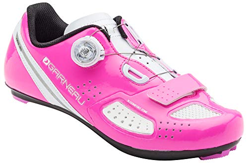 Louis Garneau - Women's Ruby 2 Road Bike Clip-in Cycling Shoes for All Road and SPD Pedals, Pink Glow, US (11), EU (42)