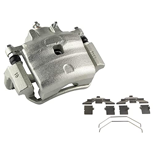 Image of TRQ Front and Rear Brake Caliper Set Zinc Coated Brackets Compatible with 2006-2012 Ford Fusion 2007-2012 Lincoln MKZ 2006 Lincoln Zephyr 2006-2013 Mazda 6 2006-2011 Mercury Milan