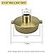 BE-TOOL Brass Fire Hydrant Adapter, High-Pressure Industrial Water Hose Coupling, Hydrant Equipment Fitting for Industrial, Agricultural (2-1/2