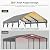 HOMZOLVA 10x15 FT Metal Carport Heavy Duty with 132° Anti-Pooling Roof