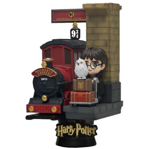Beast Kingdom - Statuetta Da Collezione Dstage Harry Potter - Binario 9 E 3/4 - Statuetta Ufficiale Da Collezione - Harry Potter Gadget,Regalo Harry P