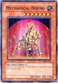 Yu-Gi-Ohmecánico Hound crv-en018CYBERNETIC revolución1st EditionComún