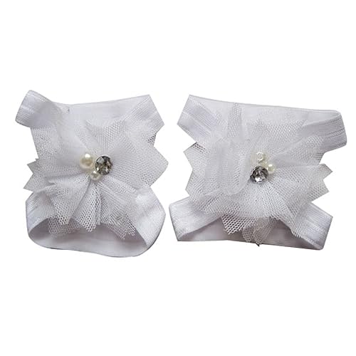 Homoyoyo 10pairs Girls Flower Sandals Boys and Girls Walking Sandals Barefoot Rhinestone3