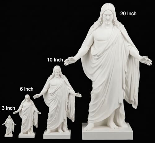 Estatua Christus Mármol Blanco Cultivado 6 pulgadas miniatura 3
