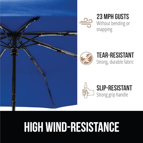 Image of Automatic Open Travel Umbrella with Wind Vent,Umbrella big size for men, Umbrella for girls, Umbrellas for rain,Windproof Umberalla Large for Man,Women