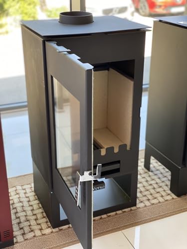 EEK A+ Verso Ina Holzofen - 7.5 KW Nennleistung, Robust und Leistungsstark, für Gemütliche Wärme Zuhause – Bild 4