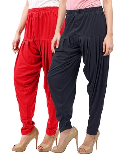 Image of Buy That Trendz Patiala Salwar for Women Relaxed Fit Viscose Patiyala Salwar Harem Bottom Pants