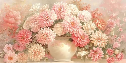 Diamond Painting Adulte Fleurs XXL 70x140cm broderie diamant B192