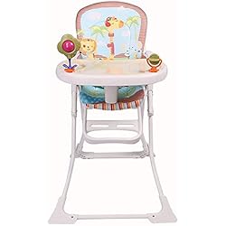 Trona Bebé Para Barra Americana Star Ibaby - Trona de bebés con juguetes Pretty - Doble bandeja, reposapies regulable.