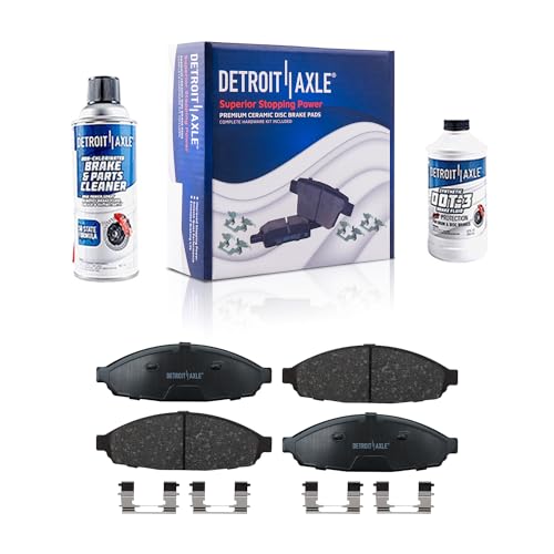 Image of Detroit Axle - Front Brake Pads for 03-11 Ford Crown Victoria
