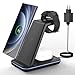 JoyGeek 3 in 1 Induktive Ladestation für Samsung, Wireless Charger für Samsung S24/S23/S22/S21/Z Flip/Fold, Induktionsladegerät für Galaxy Watch Ultra/7-4, Kabelloses Ladegerät für Galaxy Buds-Schwarz Baby,Schwarz günstig Kaufen-JoyGeek 3 in 1 Induktive Ladestation für Samsung, Wireless Charger für Samsung S24/S23/S22/S21/Z Flip/Fold, Induktionsladegerät für Galaxy Watch Ultra/7-4, Kabelloses Ladegerät für Galaxy Buds-Schwarz