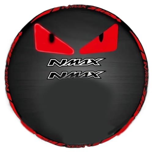 Bande de jante pour YAMAHA NMAX155 réfléchissante rouge 2016-2021