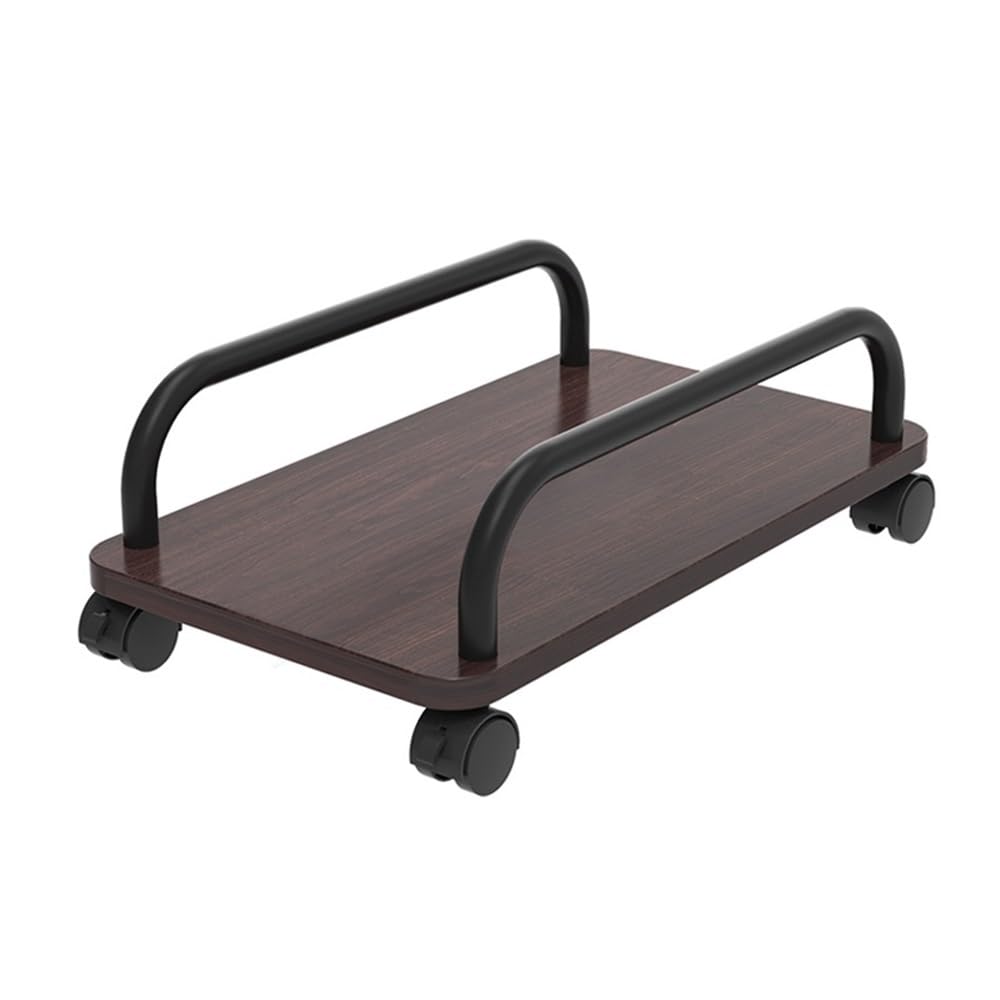 Aioneer Adjustable Monitor Stand With Rolling Wheels For Desktop Pc And Gaming Setup Organization-Bruin