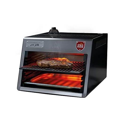 The Otto Grill Lite, Infrared Steak Grill from Otto Wilde, 1500°F in 3 Minutes, Integrated Grill Drawer, 100% Stainless Steel