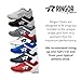 Ringor Flite Softball Cleats for Women - Lightweight and Durable Women's Molded Softball Shoes - Navy & White - Size 8.5