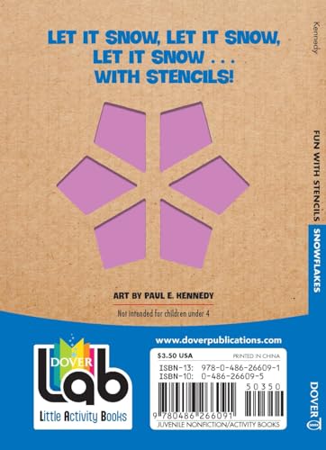 Fun with Stencils: Snowflakes (Dover Little Activity Books: Winter)