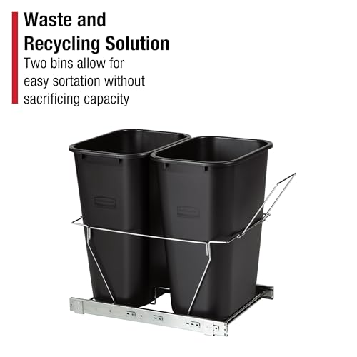 Caneca de basura rectangular de 20 galones Rubbermaid miniatura 3