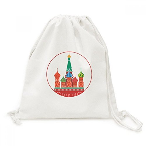 Sac à cordon en toile de la Cathédrale de Moscou idéal pour le voyage