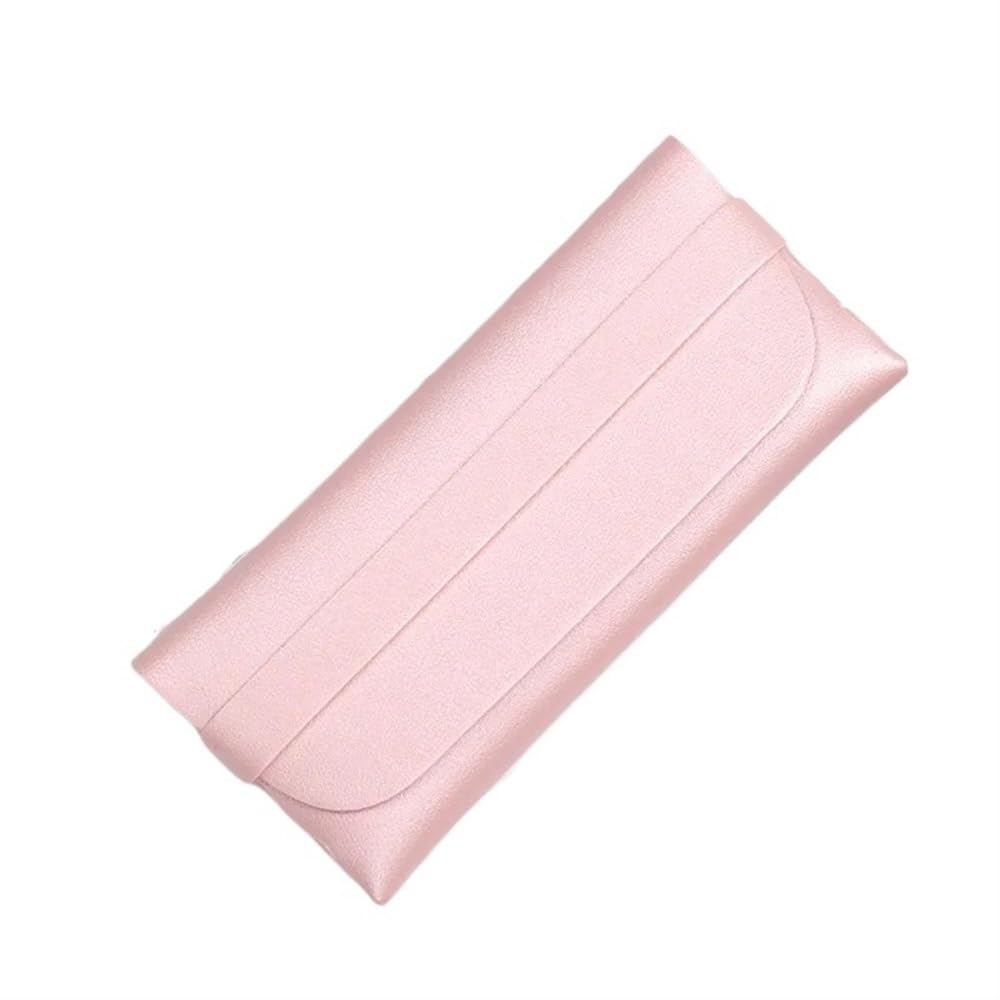 2/4/6 custodie protettive per occhiali da sole, occhiali da lettura, custodia protettiva da donna in pelle sintetica (rosa, 6 pezzi), rosa, Taglia unica