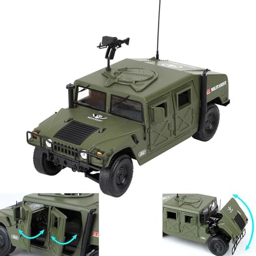 Image of Magicwand 1:18 Scale Die-Cast Hummmer Battlefield with Openable Doors & Working Steering【Pack of 1】