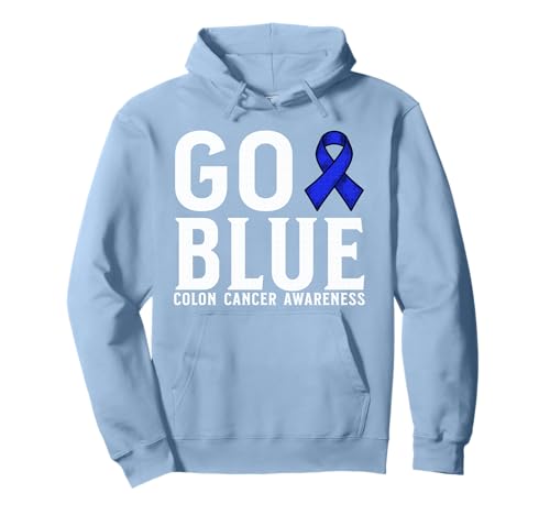 Go Blue Colon Cancer Awareness Items Gifts Colon Cancer Sudadera...