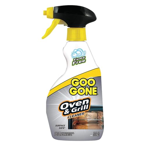 Goo Gone Oven and Grill Cleaner - 14 Ounce - Removes Tough Baked On Grease and Food Spills Surface Safe Pack of 3