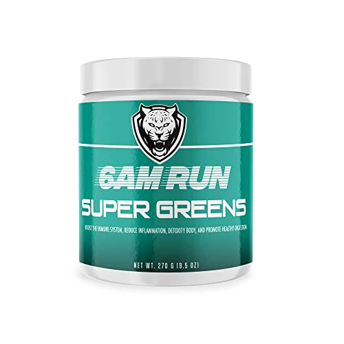6AM-RUN-Super-Greens-Powder-Superfood-Powder-Dietary-Supplement-Vegetable-Powder-Powder-Drink-Mix-Nutrient-Dense-Powder-Plant-Based-Organic-Greens-Powder