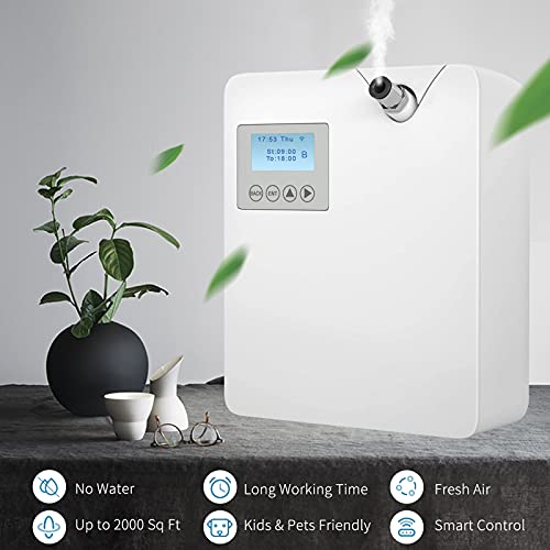 Jcloud Smart Scent Air Machine With Nebulizing Tech For Home, Professional Waterless Essential Oil Diffuser 300Ml, Hvac Scent Diffuser For Essential Oils For Large Room, Office, Spa #TOP1