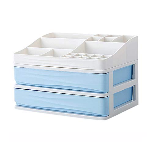 Youth Union Aufbewahrungsbox für Kosmetik, mehrere Schichten, blau, L-2 Cover