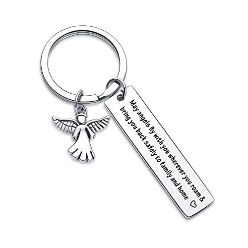 7RVZM Traveller Gift Driver Keychain Daughter Gift Son Gift Girlfriend Gift RV Keychain Traveller Keychain Going Away Gift Globe Trotter Gift Pilot Keychain Drive Safe keychain New Driver Keyring