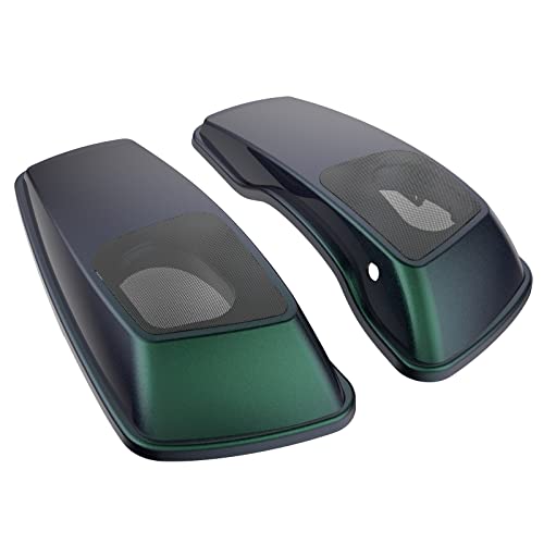 Saddlebags Speaker Lids 6X9 para Harley, Cubiertas duras para alforjas con rejillas para Harley Touring Road King Street Electra Glide 2014-2023 Snake Venom miniatura 1