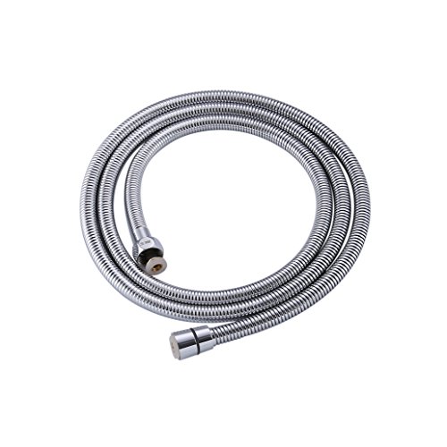 KES I8150 Bathroom Replacement Shower Hose Reinforced High Pressure 5 Ft or 1.5 Meter Stainless Steel Interlock for Shower Head/Bidet Sprayer, Chrome