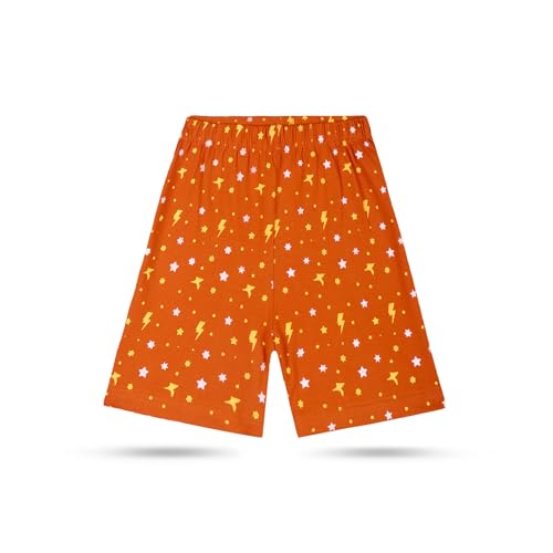 Image of T2F Boys Cotton Shorts Pack of 5 | Printed Knee Length Shorts | Soft Comfortable Everyday Wear for Kids