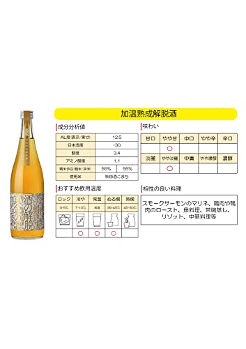 秋田酒類製造 高清水 加温熟成解脱酒 720ml