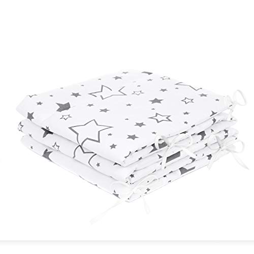 Amilian® Drap protège sommier pour lit de bébé – 420 x 30 cm, 360 x 30 cm, 210 x 30 cm, 180 x 30 cm – Couleur gris