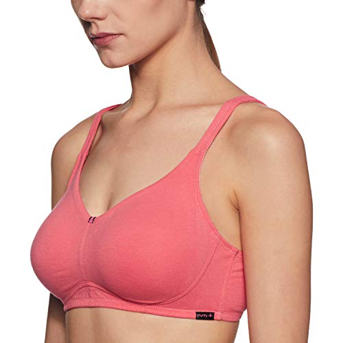 Image of Amante Every de Blue Solid Non-Wired Non Padded Everyday Bra
