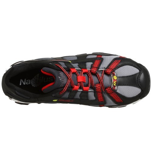 Nautilus mens Alloy Toe, Black/Silver/Red, 10.5 W