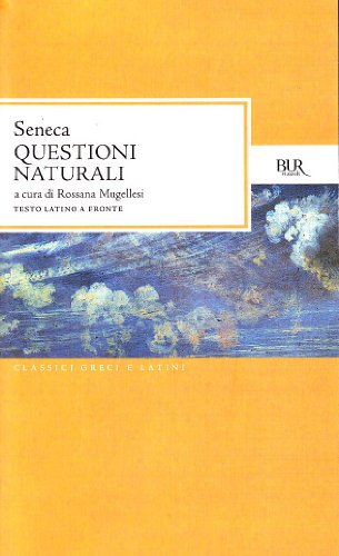 Questioni naturali. Testo latino a fronte Questioni naturali. Testo latino a fronte