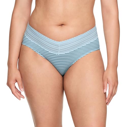 Image of Warner's Women's No Pinching No Problems Dig-free Comfort Waist With Lace Microfiber Hipster 5609j, Retired Colors