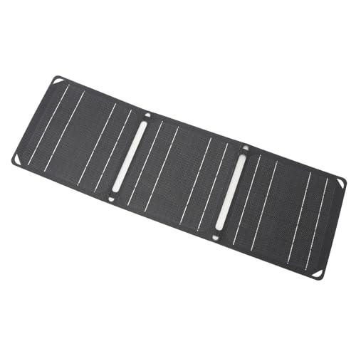 Portable Solar Charger, 5V 9V Oxford Cloth Shell, 20W Fast Charging Foldable Solar Panel with 2 USB Output for Outdoor Hiking - Image 2