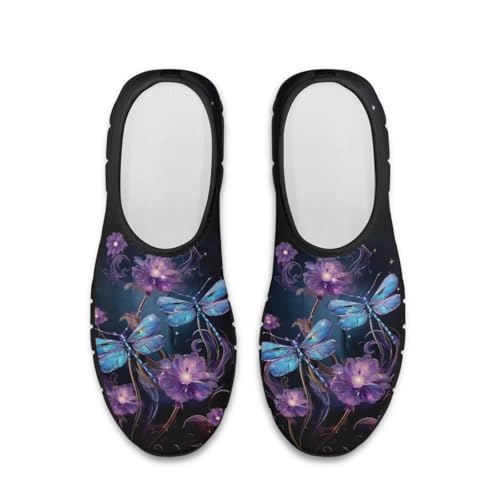 Women Butterfly Shoes Casual Slip On Walking Shoes Lightweight Breathable Athletic Running Shoes Low Top Flat Work Loafers2