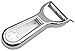 KUHN RIKON 22994 Swiss Metallic Sparschäler Julienne, Edelstahl, silber, One-Size