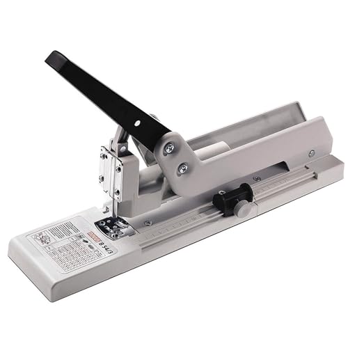 Novus B54 Heavy Duty Long Arm Stapler, 20-170 Sheet Capacity, Jam Protection, 9-3/4” Stapling Depth w/Guide, German Engineered (023-0038)