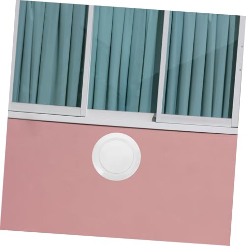 Deflector de aire acondicionado con rejilla redonda regulable para techos de baño 7