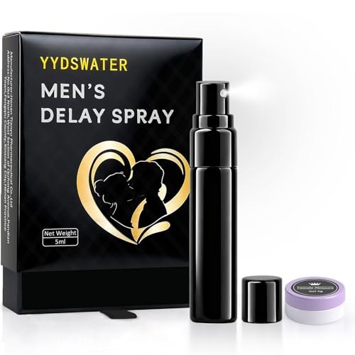 YYDSWATER Spray Retardant pour Homme - Formule Végétale Douce aux Extraits Naturels - Aide à Prolonger le Plaisir de l'Intimité - Flacon 5ml