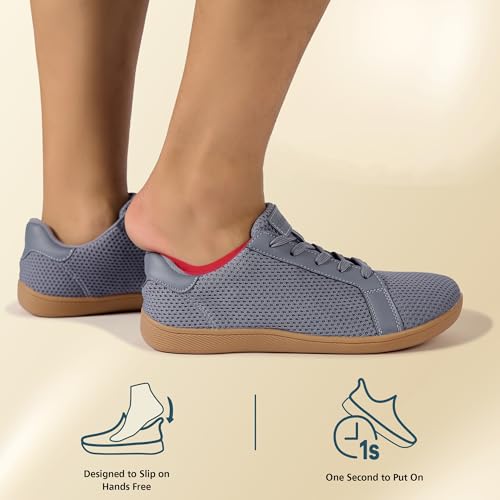 Men's Wide Walking Shoes Barefoot Sneakers Minimalist Running Shoes Zero Drop Sole Trainer Breathable Casual Athletic Shoe4