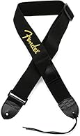 Fender Straps—Strum and Shred in Style! Thanks to an assortment of quality features and heavy-duty construction, this 2" black strap is as striking as it is functional. Fully adjustable length (33”-53”) provides a versatile fit for most players. Extr...