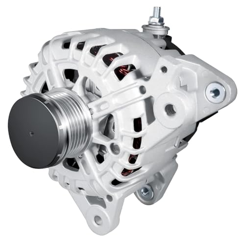 23100-4BA0B New Alternator Compatible with L4 2.5L Nissan Rogue 2014 2015 2016 2017 2018 12V 120A 23100-4BA0A TG12C152 11648N