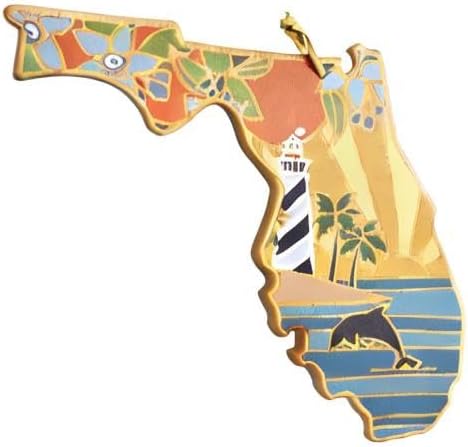 Totally Bamboo Florida State Shaped Cutting Board and Charcuterie Serving Platter with Artwork by Summer Stokes, Includes Hang Tie for Wall Display Varies - Image 7